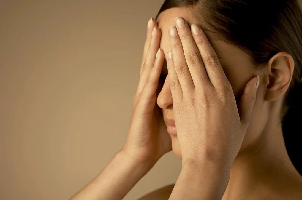 Eye palm exercise